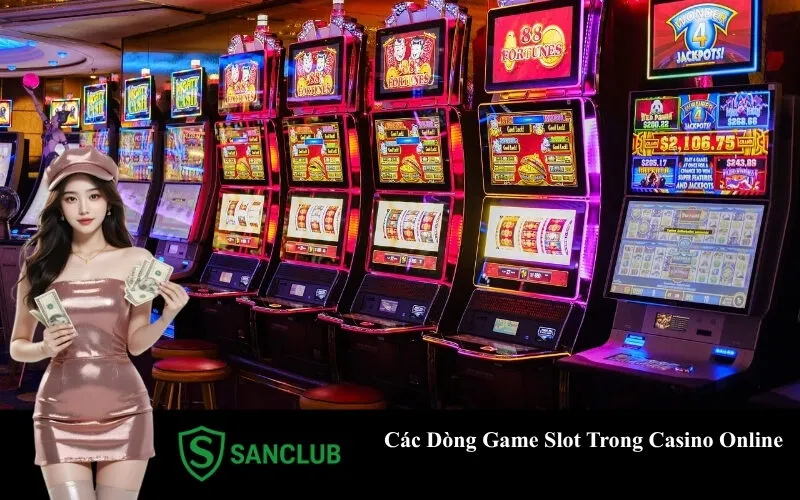Các Dòng Game Slot Trong Casino Online